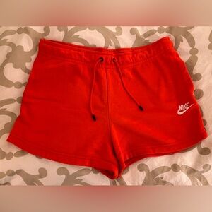 Nike Women's Red Shorts medium